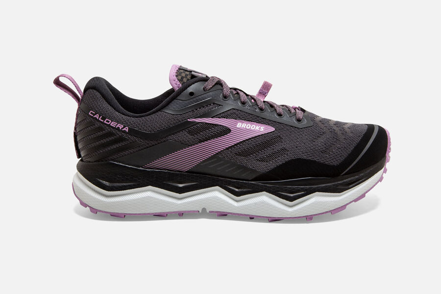 Brooks Women's Caldera 4 Trail Running Shoes Black/Grey DRYT-73102